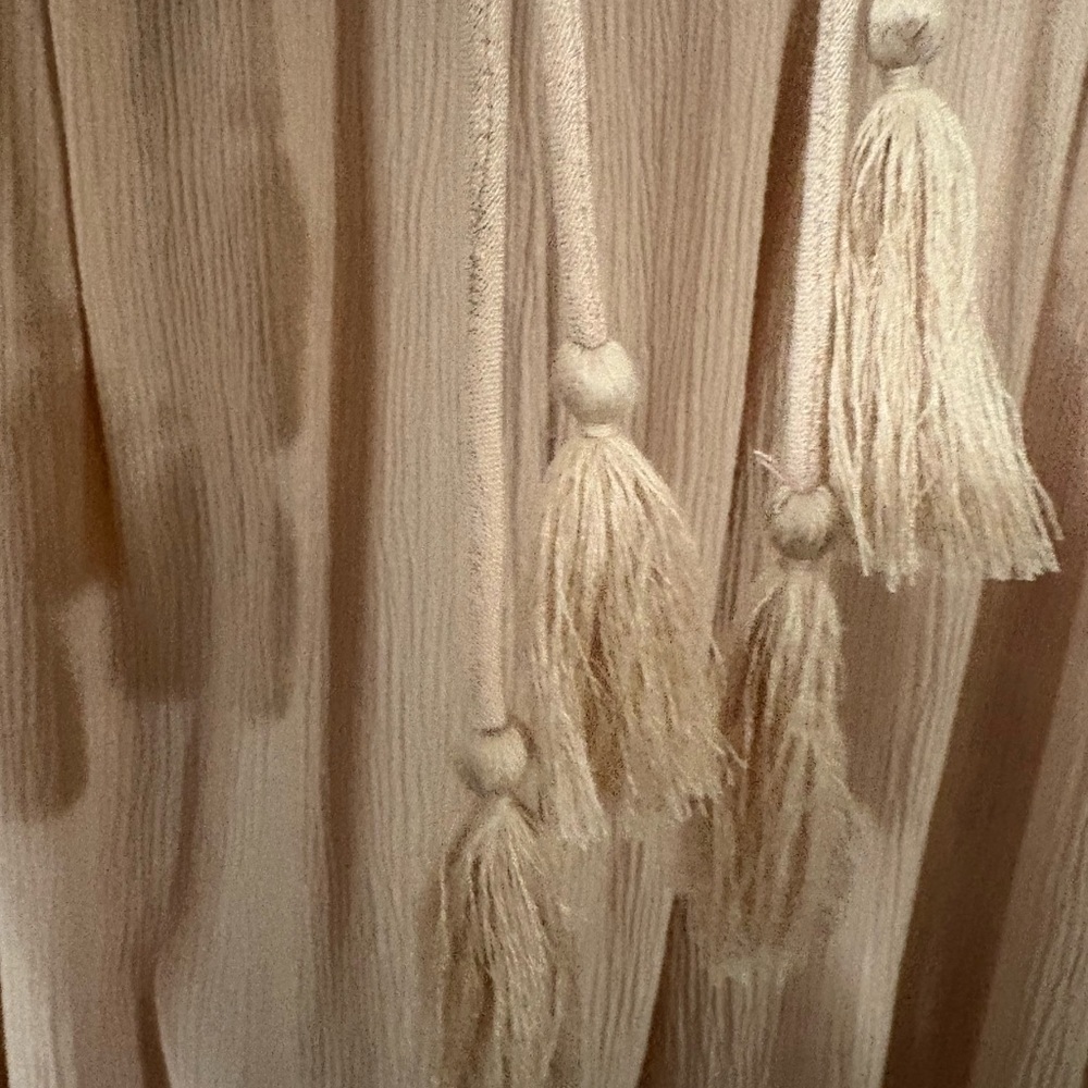 Free People Adelaide embroidered festival dress. Light, flowy tank dress. - Picture 7 of 13